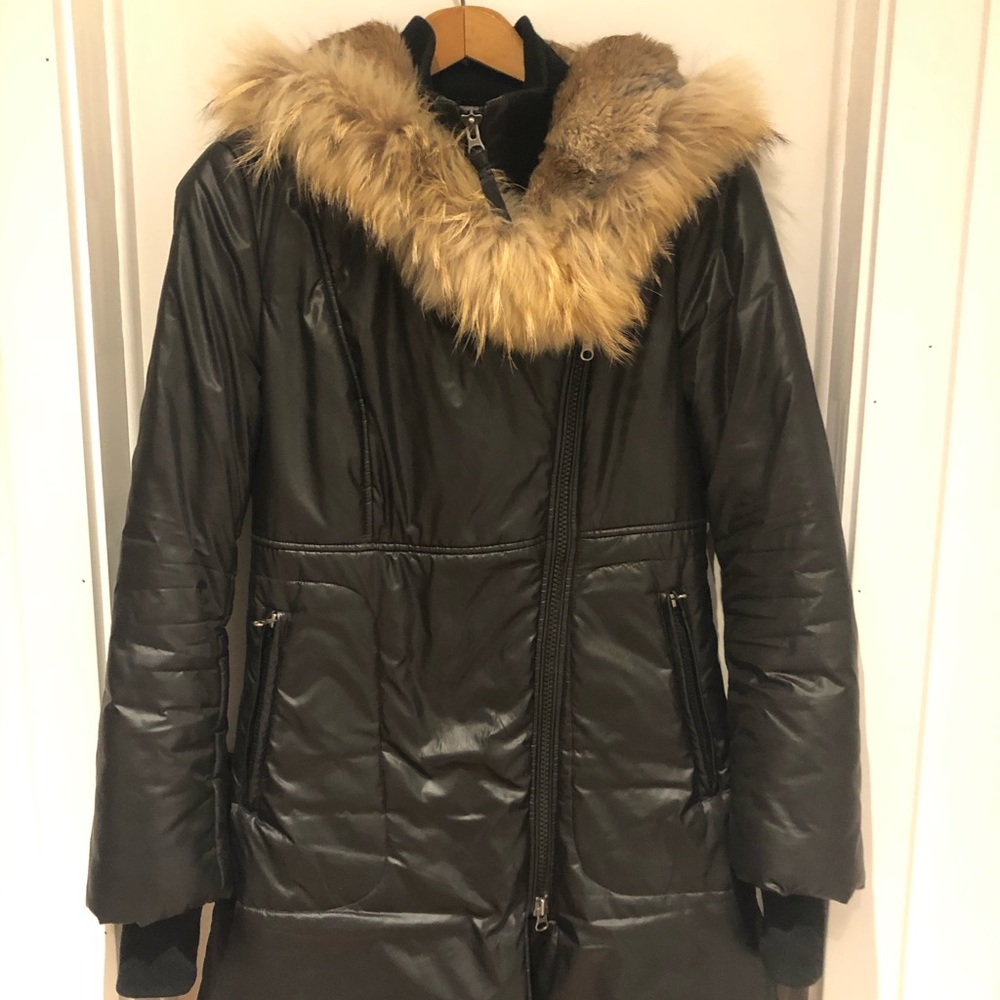 Mackage winter coat with fur hood - 6 years old
